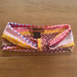 Missoni chevron headband- multicolor